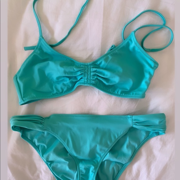 turquoise bikini victoria secret